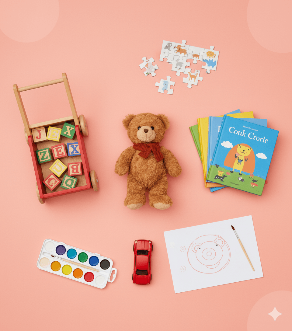 Jouets, enfants et bébés